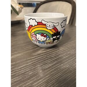 Hello Kitty Ramen Bowl Hello Kitty & Friends- Rainbow